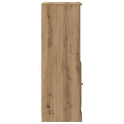 Berkfield Home Highboard Artisian Oak 36x35.5x103.5 cm Engineered Wood in Brown - thumbnail 6