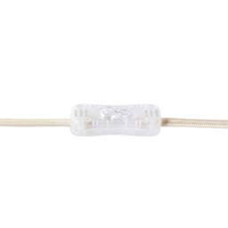 Wyld and Coco Wall Lamp - Beige Fabric Drum Shade Iron Frame Mid-Century Style - thumbnail 7