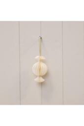 KDMD Set of 3 Off-White Candy Baubles - thumbnail 3