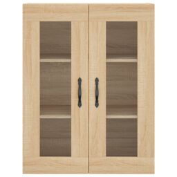 Berkfield Home Highboard Sonoma Oak 69.5x34x180 cm Engineered Wood in Brown - thumbnail 6