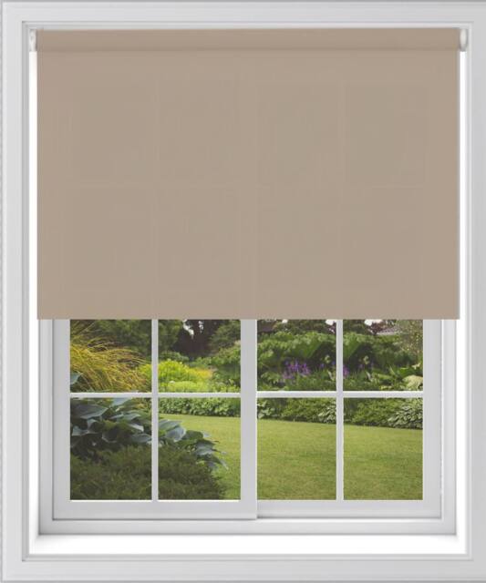 Blinds Outlet Blackout Roller Blind in Beige - Size: 60 cm width x 210 cm drop - image 1