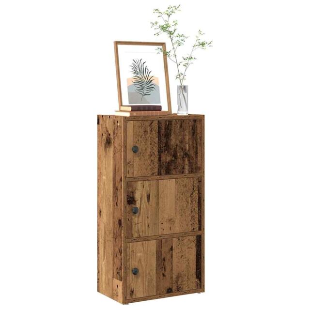 Berkfield Home Bookcase Old Wood 40x24x77 cm Engineered Wood in Brown - Size: 40 x 24 x 77 cm - image 1
