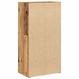 Berkfield Home Bookcase Old Wood 40x24x77 cm Engineered Wood in Brown - Size: 40 x 24 x 77 cm - thumbnail 7