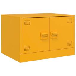 Berkfield Home Coffee Table Mustard Yellow 67x50x44 cm Steel - Size: 67 x 50 x 44 cm