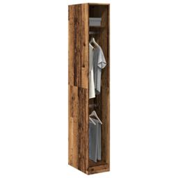 Berkfield Home Wardrobe Old Wood 30x50x200 cm Engineered Wood in Brown - Size: 30 x 50 x 200 cm - thumbnail 1