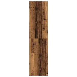 Berkfield Home Wardrobe Old Wood 30x50x200 cm Engineered Wood in Brown - Size: 30 x 50 x 200 cm - thumbnail 5