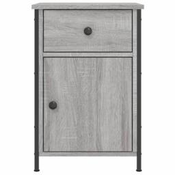 Berkfield Home Elegant Bedside Cabinet Grey Sonoma 40x42x60 cm Engineered Wood - Size: 40 x 42 x 60 cm - thumbnail 5