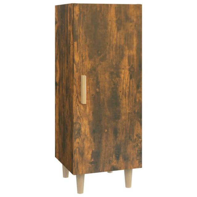 Berkfield Home Sideboard Smoked Oak 34.5x34x90 cm Engineered Wood in Brown