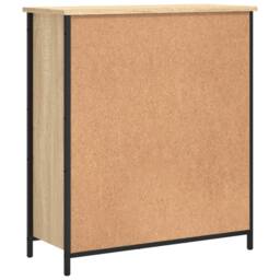 Berkfield Home Sideboard Sonoma Oak 70x30x80 cm Engineered Wood in Light Oak - Size: 70 x 30 x 80 cm - thumbnail 8