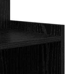 Berkfield Home Modern Bedside Cabinets 2-Pack Black Oak 40 x 35 x 60 cm Engineer - thumbnail 9