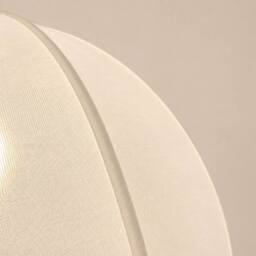 CGC Lighting Alessia 50cm Dome Lampshade Hand Made Easy Fit in White - thumbnail 4