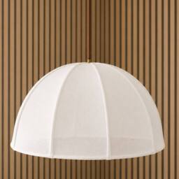CGC Lighting Alessia 50cm Dome Lampshade Hand Made Easy Fit in White - thumbnail 6