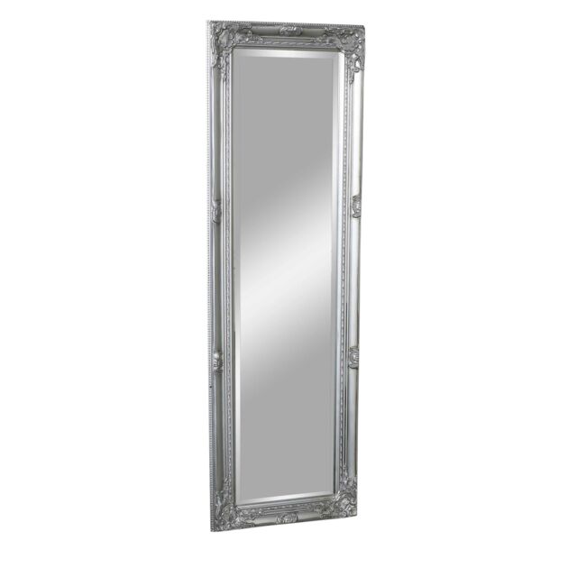 Melody Maison Tall Silver Wall / Leaner Mirror 47cm X 142cm in Metallic Silver - Size: 47 cm X 142 cm - image 1