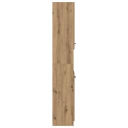 Berkfield Home Durable Bathroom Cabinet Artisan Oak 32x34x188.5 cm Engineered Wood in Brown - thumbnail 5