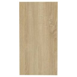 Berkfield Home Side Table Sonoma Oak 50x26x50 cm Engineered Wood in Light Tan - Size: 50 x 26 x 50 cm - thumbnail 5