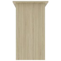 Berkfield Home Desk Sonoma Oak 80x45x74 cm Engineered Wood in Brown - Size: 80 x 45 x 74 cm - thumbnail 6