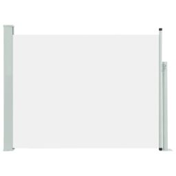 Berkfield Home Patio Retractable Side Awning 140x500 cm Cream in Beige - thumbnail 2
