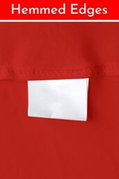 Neel Blue 3x3 Metres Spandex Backdrop Curtain, Wrinkle-Free Polyester Fabric Backdrop Panel in Red - thumbnail 4