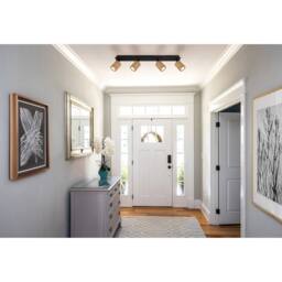 Netlighting Wenzel Ceiling Spotlight Bar Matt Black 4x GU10 - thumbnail 5