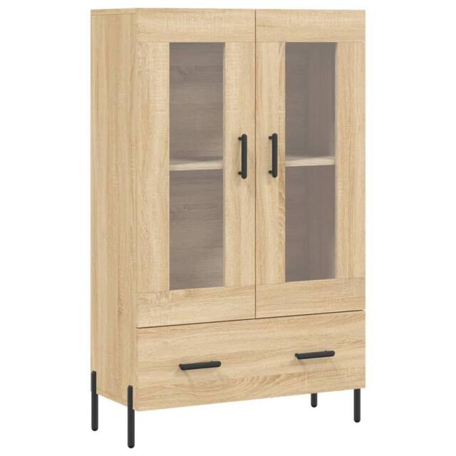 Berkfield Home Highboard Sonoma Oak 69.5x31x115 cm Engineered Wood in Brown - image 1