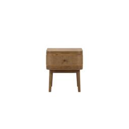 Wyld Haus Pasadena Natural Wood & Rattan Bedside Table 1 Drawer - thumbnail 3