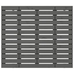 Berkfield Home Wall Headboard Grey 106x3x91.5 cm Solid Wood Pine - thumbnail 4