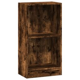 Berkfield Home Bookcase Smoked Oak 40x24x76 cm Engineered Wood in Brown - Size: 40 x 24 x 76 cm - thumbnail 2