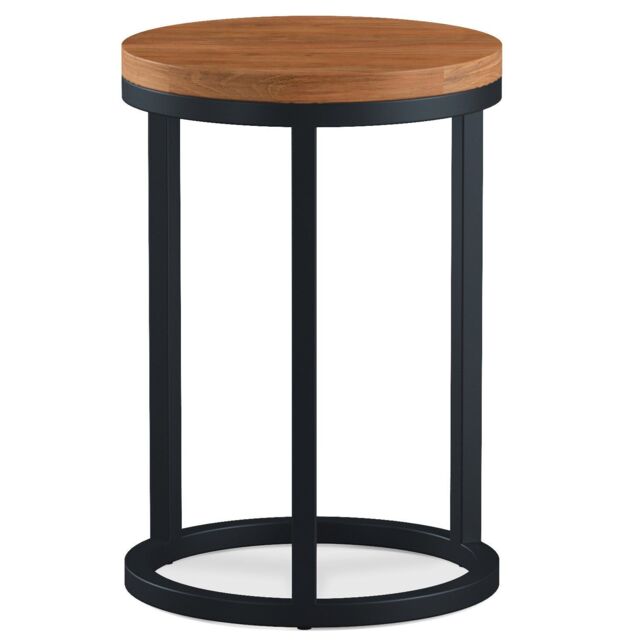 Rest Relax Sierra Acacia Circular Nest Of 2 Tables in Brown - image 1