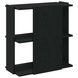 Berkfield Home Elegant Bookcase 3-Tier Black 60x30x60 cm Engineered Wood - Size: 60 x 30 x 60 cm - thumbnail 6