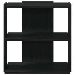 Berkfield Home Elegant Bookcase 3-Tier Black 60x30x60 cm Engineered Wood - Size: 60 x 30 x 60 cm - thumbnail 4