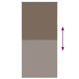 Berkfield Home Roller Blind Blackout Coffee 90x210 cm Fabric Width 85.7 cm Polyester in Brown - thumbnail 5