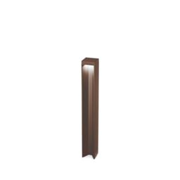 Netlighting KURT LED Outdoor Bollard Coffee 4000K IP54 NonDim in Brown