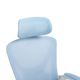 FLAVORA Light Blue-Ergonomic Office Chair High Back Mesh Desk Chair in Light Blue - Size: 0.6m2 - thumbnail 4