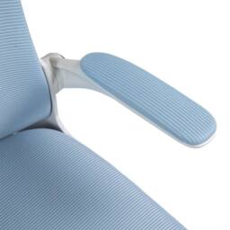 FLAVORA Light Blue-Ergonomic Office Chair High Back Mesh Desk Chair in Light Blue - Size: 0.6m2 - thumbnail 5