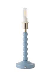 ValueLights Bobbins Bobble Rechargeable Portable Pastel Table Lamp Base in Pale Blue - thumbnail 6