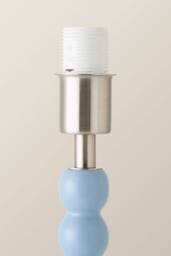 ValueLights Bobbins Bobble Rechargeable Portable Pastel Table Lamp Base in Pale Blue - thumbnail 3