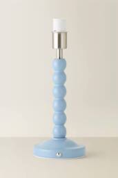 ValueLights Bobbins Bobble Rechargeable Portable Pastel Table Lamp Base in Pale Blue - thumbnail 2