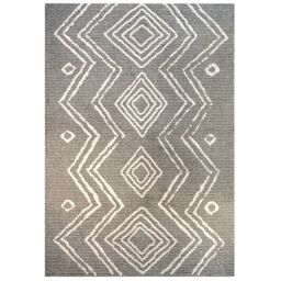 Kukoon Grey Cream Moroccan Berber Super Soft Rug - Size: 80 cm x 150 cm - thumbnail 1
