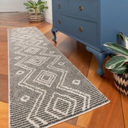 Kukoon Grey Cream Moroccan Berber Super Soft Rug - Size: 80 cm x 150 cm - thumbnail 6