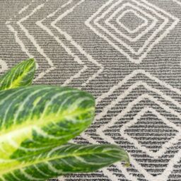 Kukoon Grey Cream Moroccan Berber Super Soft Rug - Size: 80 cm x 150 cm - thumbnail 4