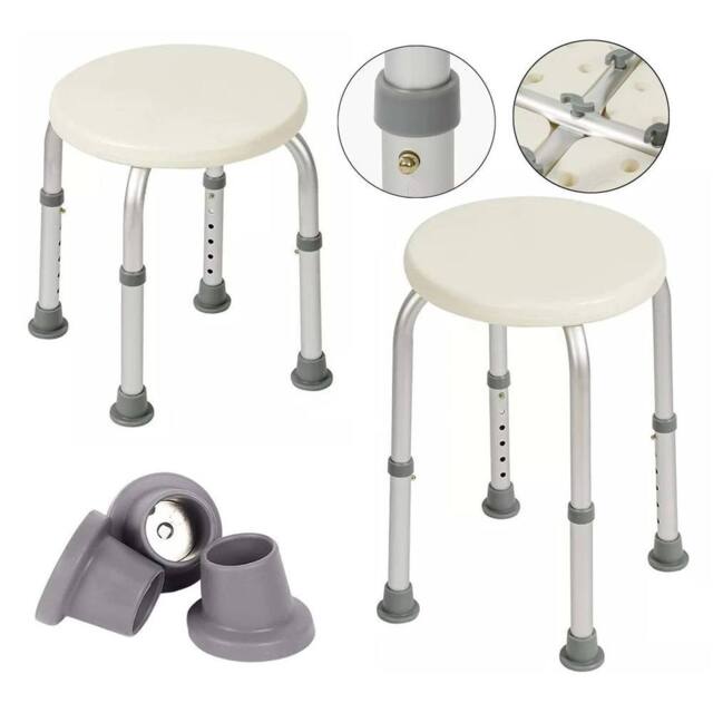 Kelvenix Non-Slip Adjustable Aluminum Shower Bath in White - image 1