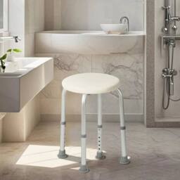 Kelvenix Non-Slip Adjustable Aluminum Shower Bath in White - thumbnail 4