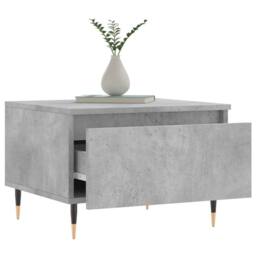 Berkfield Home Coffee Tables 2 pcs Concrete Grey 50x46x35 cm Engineered Wood - Size: 50 x 46 x 35 cm - thumbnail 4