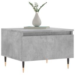 Berkfield Home Coffee Tables 2 pcs Concrete Grey 50x46x35 cm Engineered Wood - Size: 50 x 46 x 35 cm - thumbnail 3
