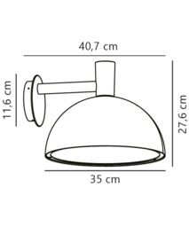 Nordlux Modern Outdoor Wall Light Black Metal E27 Weatherproof - Mains Powered, IP54 - thumbnail 8