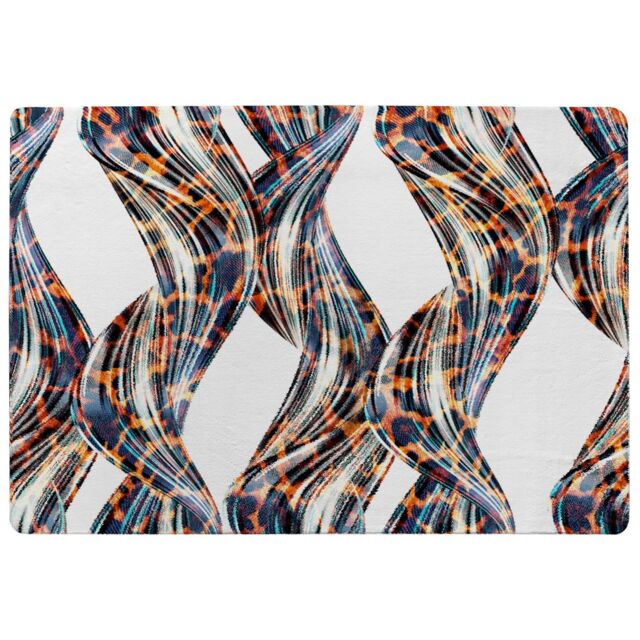 Benjamin Tate Design Snake & Leopard Skin Designer Rug in Natural - Size: Large - image 1