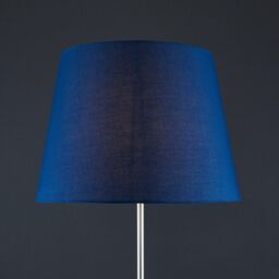 ValueLights Charlie Modern Stem Brushed Chrome Floor Lamp in Metallic Silver - thumbnail 4
