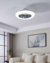 Eglo Sayulita-L Integrated LED White 3 Speed Ceiling Fan - thumbnail 1