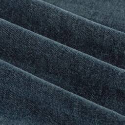 Furn Soft Chenille Blackout Pencil Pleat Curtain Pair in Navy - Size: 117 cm width x 183 cm drop - thumbnail 8