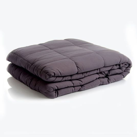 Allure Bath Fashions Slumber Weighted Blanket for Sleep, Stress, & Anxiety - 7KG, 152 x 203cm in Charcoal - Size: 152 x 203 cm - image 1